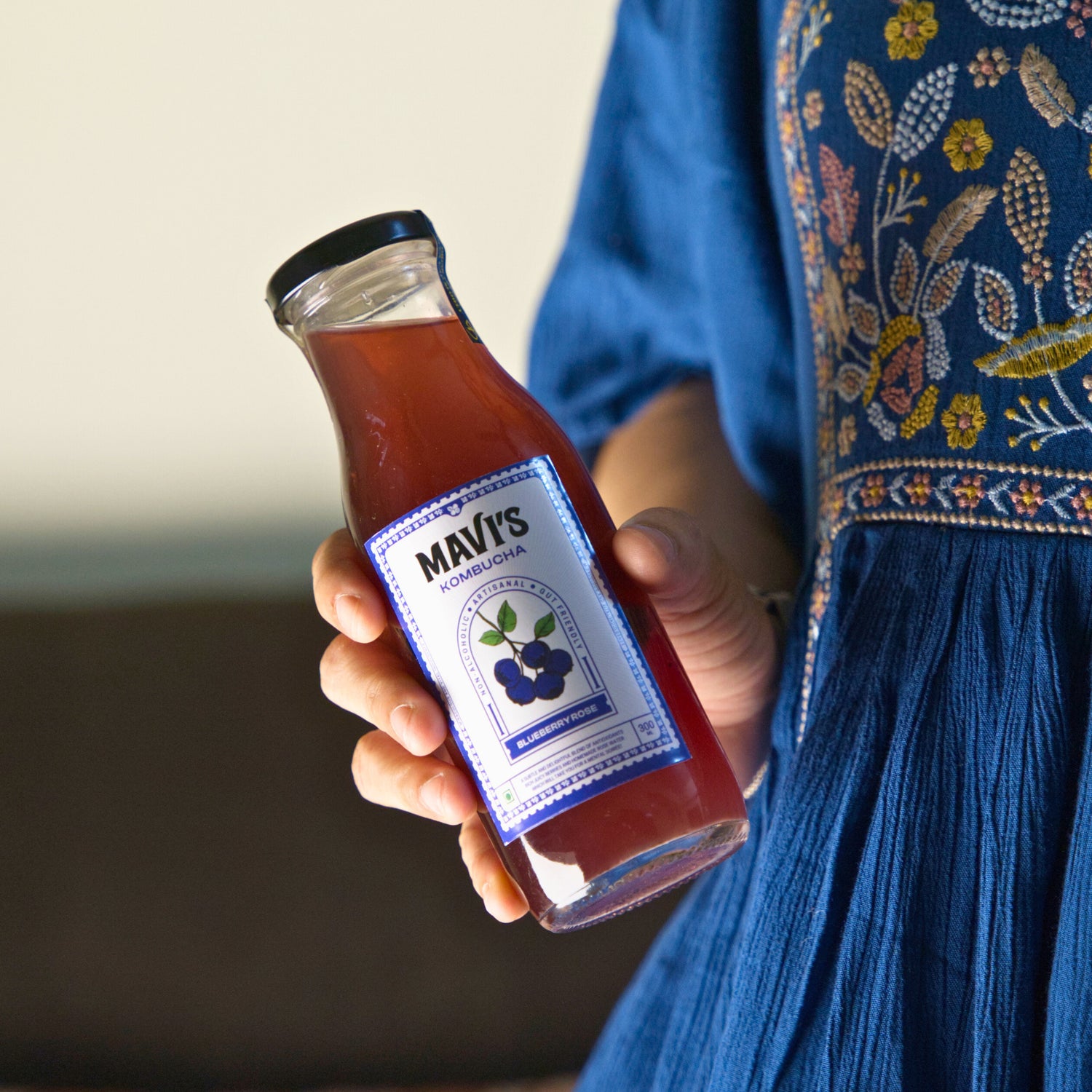 Blueberry & Rose Kombucha