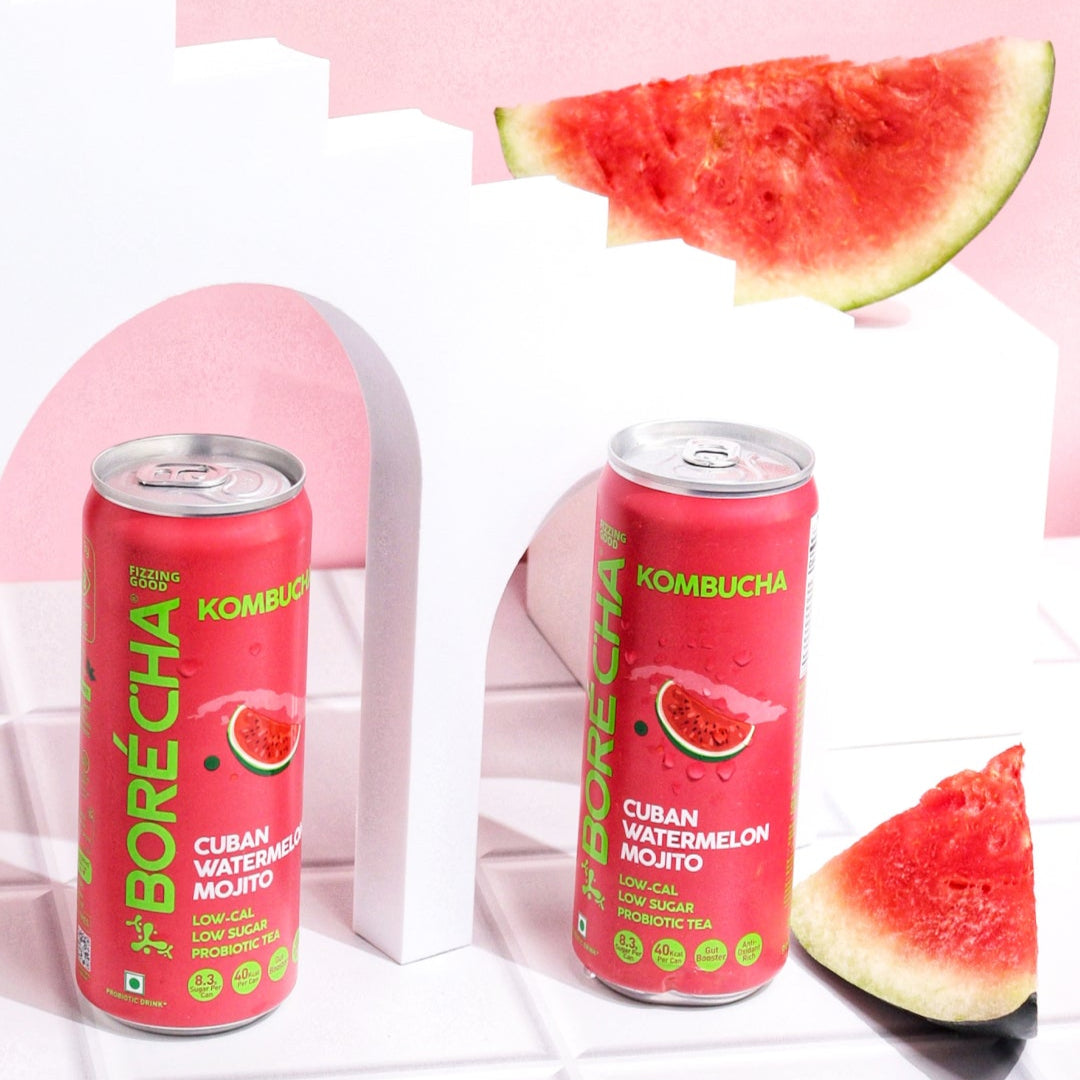 Cuban Watermelon Mojito Probiotic Kombucha