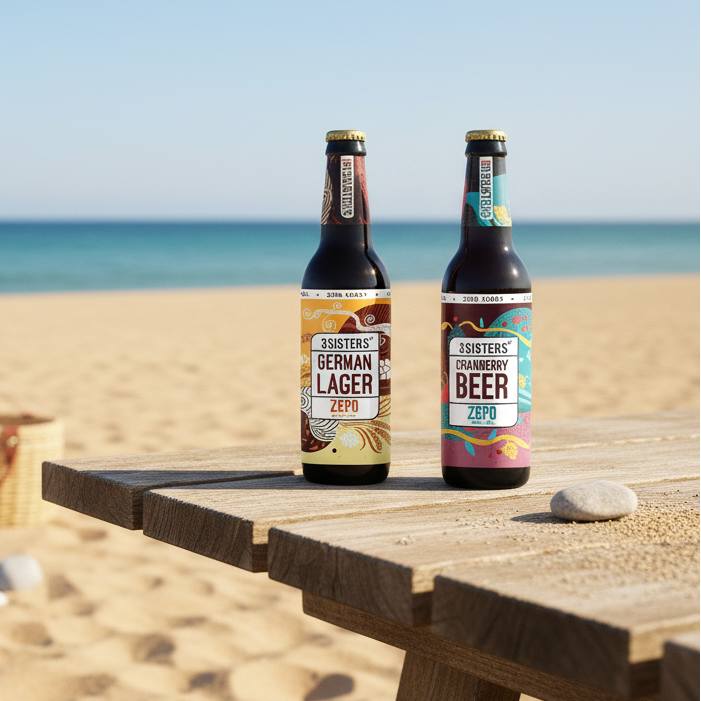Non Alcoholic Beer Sugar Free Pack (Cranberry Sugar Free + German Lager Sugar Free)