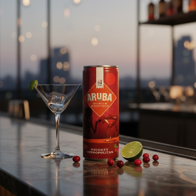 Aruba Premium Mocktails Naughty Cosmopolitan