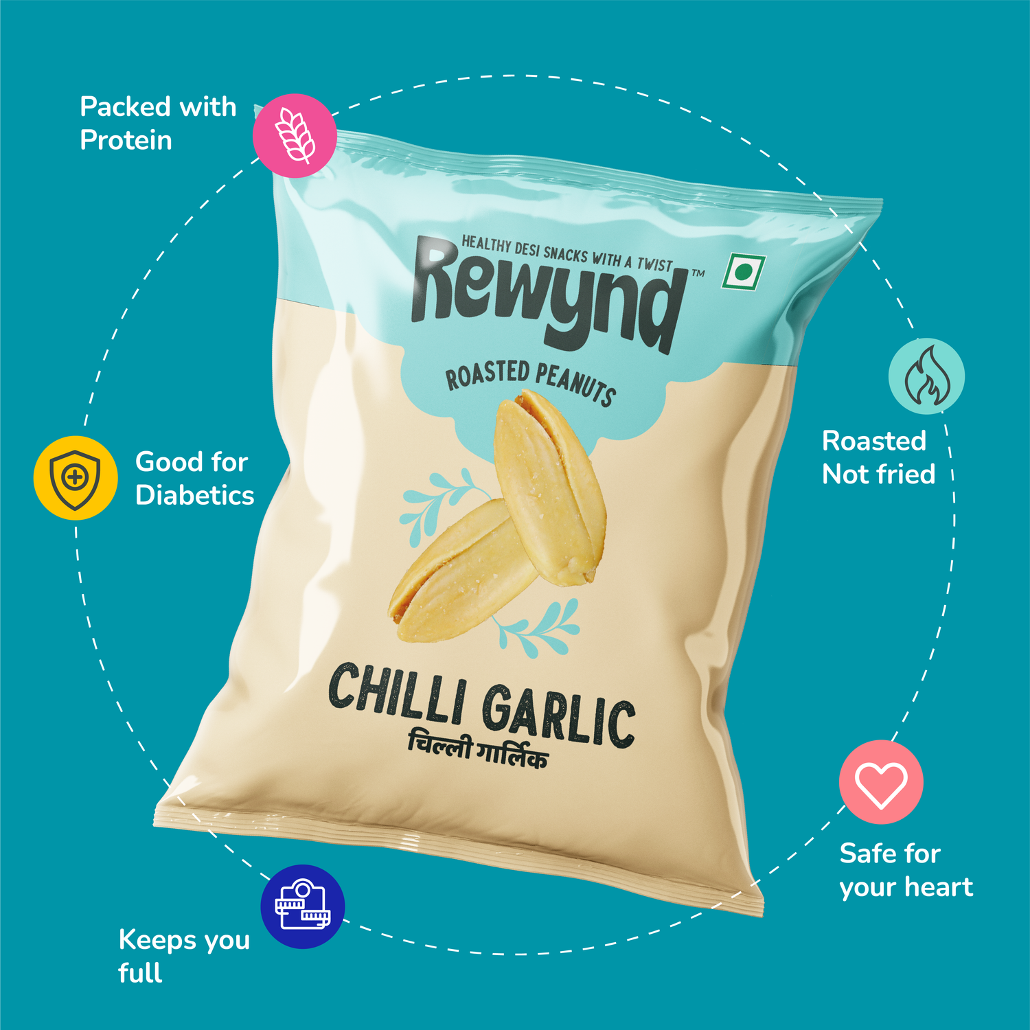 Chilli Garlic Peanuts